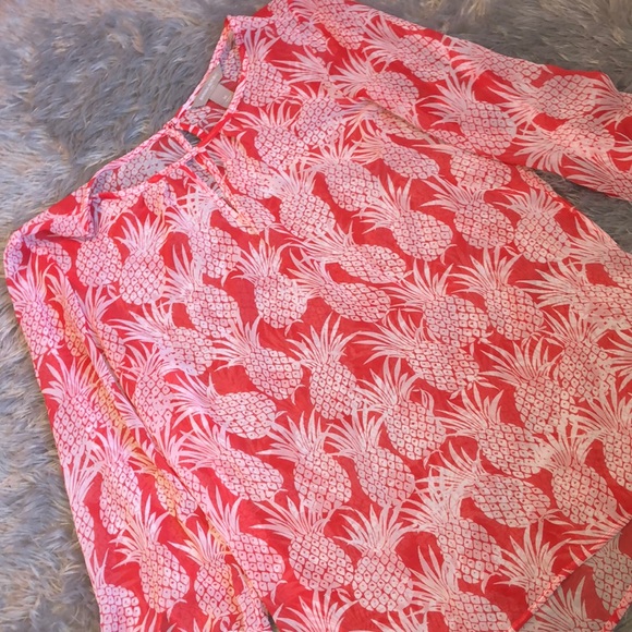 Banana Republic Tops - Banana Republic Pineapple Blouse